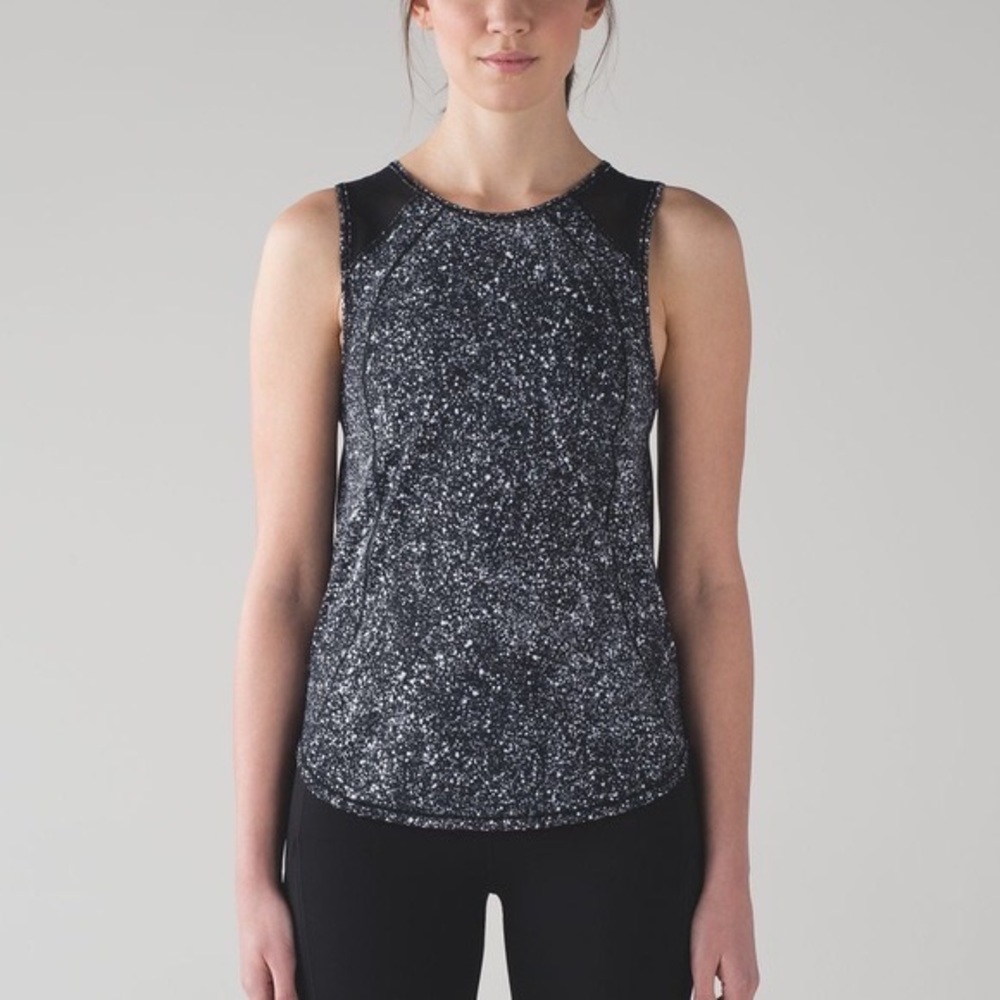 Lululemon speckled Sculpt Tank Top size 8
